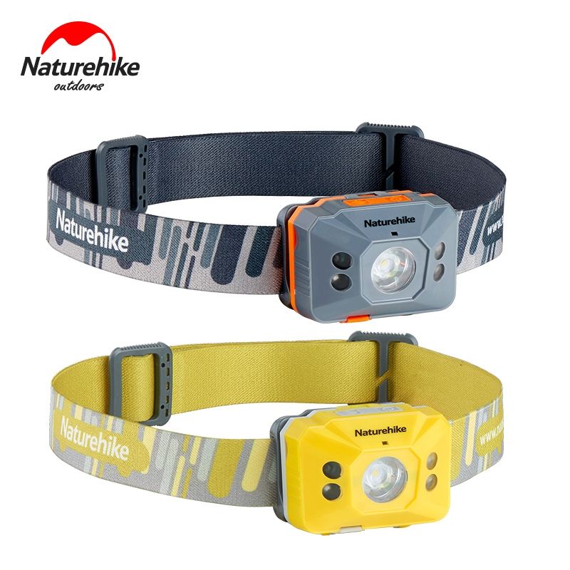 Naturehike ไฟหน้า LED แบบพกพา สว่างพิเศษ ชาร์จ USB สําหรับตั้งแคมป์กลางแจ้ง