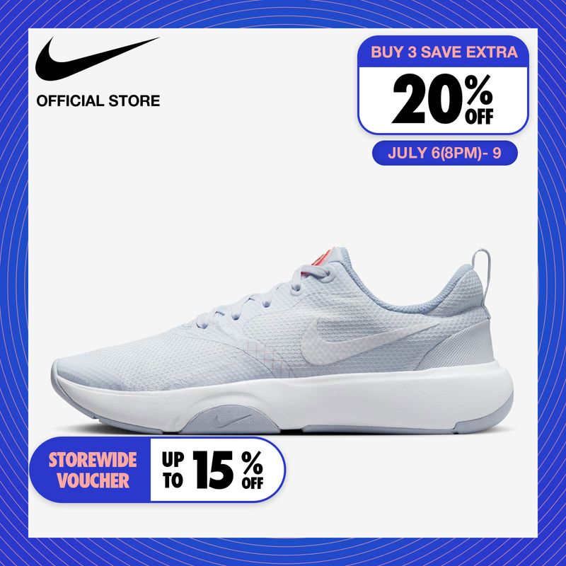 Nike Womens City Rep TR Training Shoes - Football Grey ไนกี้ รองเท้าเทรนนิ่งผู้หญิง City Rep TR - สีฟุตบอลเกรย์