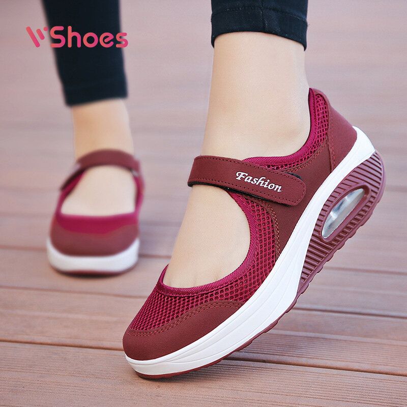 summer new womens shoes mom shoes mesh shoes casual shoes shoes Velcro