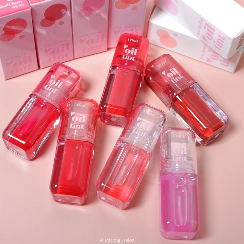 ของแท้:พร้อมส่ง ETUDE Dear Darling Oil Tint