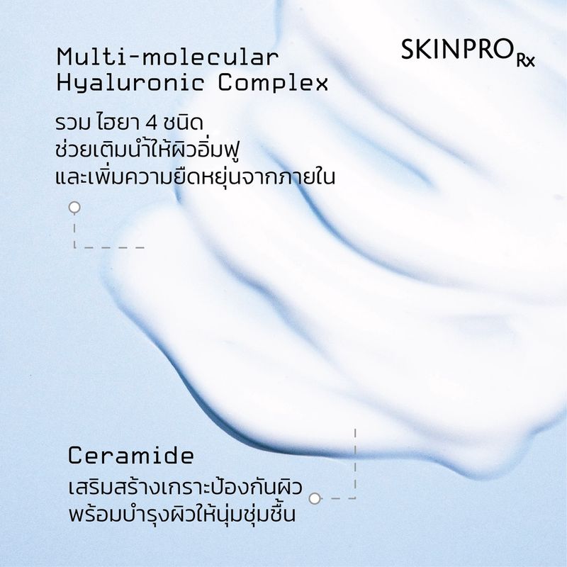 SKINPRO Rx Ultra Hydrating Moisturizing Cream มอยซ์เจอร์ไรเซอร์ เข้มข้น ผิวแห้ง ขาดน้ำ เติมความชุ่มชื้นขั้นสุด 50 ml