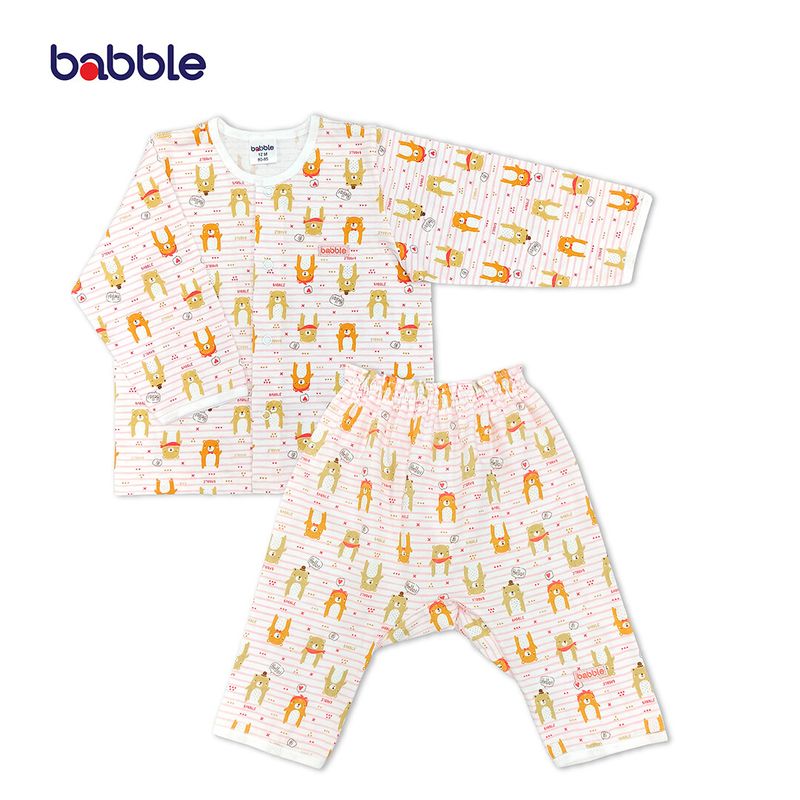 BABBLE ชุดนอนเด็ก (5ลายให้เลือก) อายุ 3 เดือน ถึง 7 ปี (SL005) (BSL)