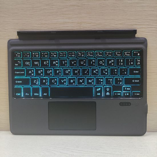 แป้นพิมพ์ ไทย Microsoft Surface Pro Type Cover Pro X 9 8 7 6 5 4 3 Surface Go1 2 3 4 Bluetooth Keyboard Trackpad