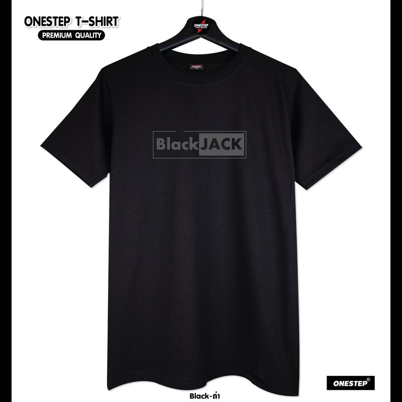 เสื้อยืดลาย BLACKJACK ผ้า cotton 100% อย่างดี (no.87)