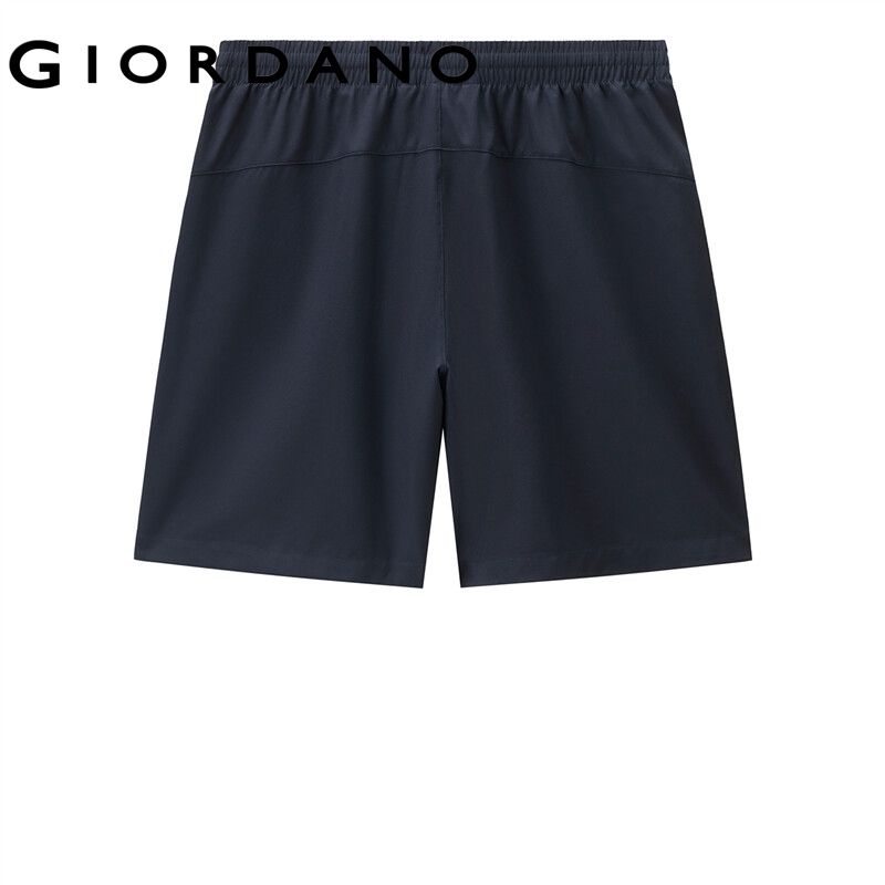 Giordano ผู้ชาย กางเกงขนสั้นลำลองบางเอวยางยืดแบบทอสี่ด้าน Free Shipping 13102222