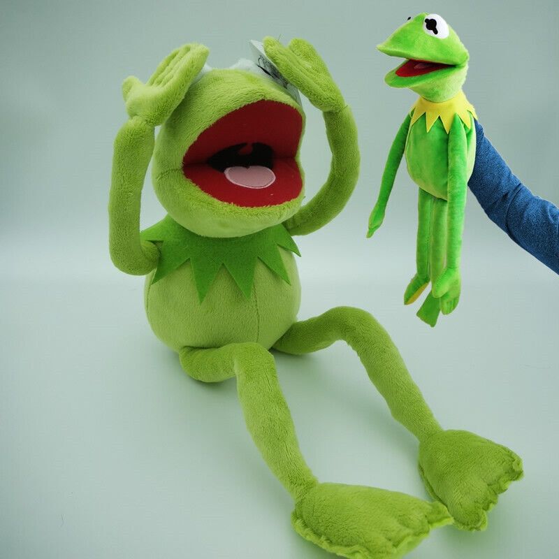 COD ตุ๊กตากบ Kermit 60cm นองกบ หุ่นเชิดมือ ของเล่น ของเล่นสําหรับเด็ก