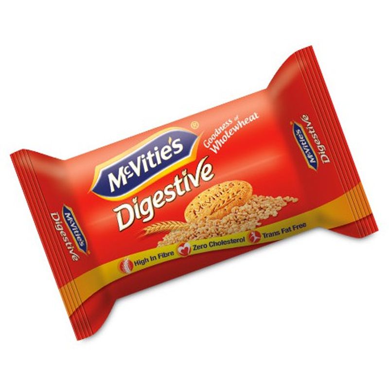 [15DD77ลด15%] Mcvities Digestive MINI แมคไวตี้ส์ ไดเจสทีฟ มินิ บิสกิตผสมจมูกข้าวและรำข้าวสาลี ขนาด 32.5ก.x12 ชิ้น