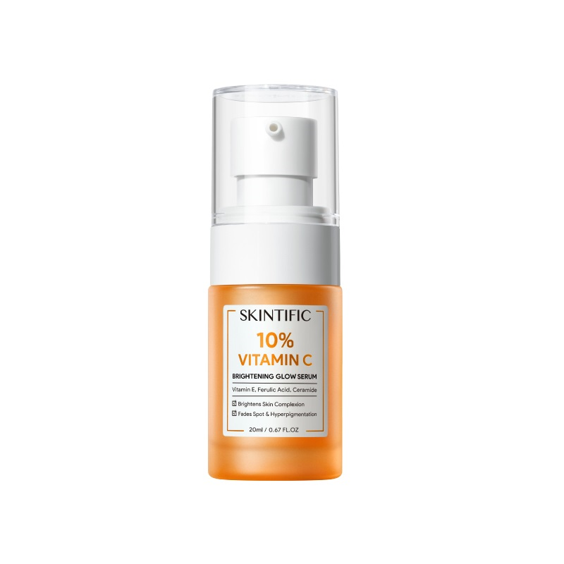 SKINTIFIC 10% Vitamin C ไบร์ทเทนนิ่ง โกลว์ เซรั่ม