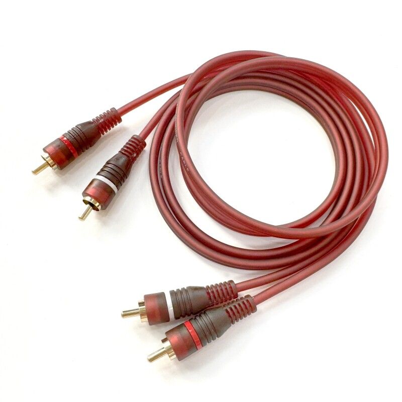 【1.5M/3M/5M/10M 】สายเคเบิล2 RCA ถึง2เสียง RCA สำหรับเครื่องผสมหูฟัง Kabel Audio Speaker