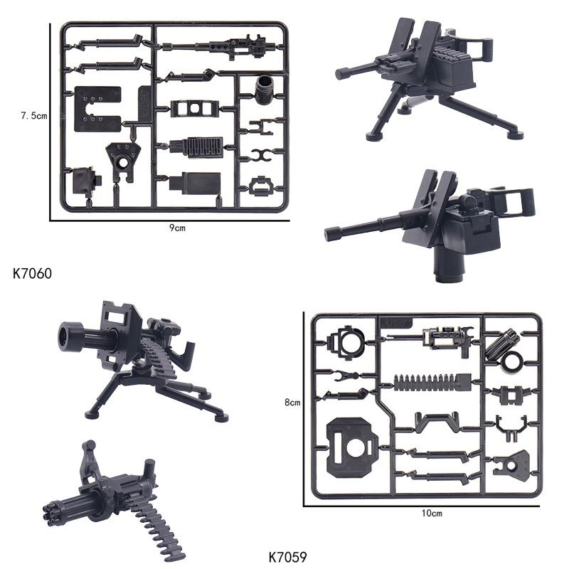 Swat Soldier M2 บล็อกตัวต่อ รูปทหาร ขนาดเล็ก 2 วิธี DIY ของเล่นสําหรับเด็ก