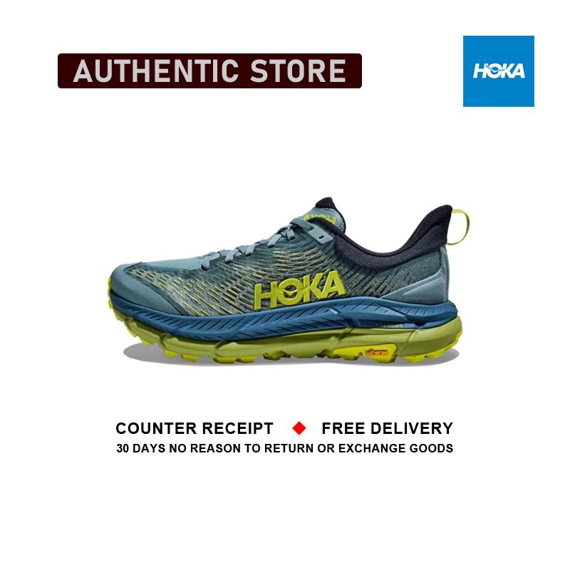 รับประกันของแท้ Hoka One One Mafate Speed 4 " Dark Blue " รองเท้ากีฬา 1129930 - SBDCT รับประกัน 1 ปี