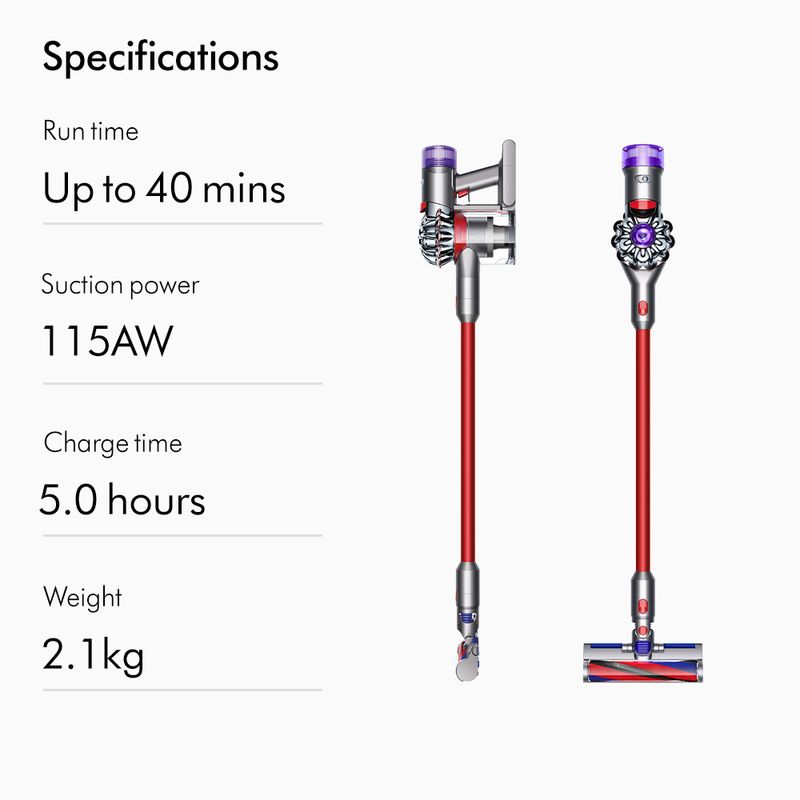 Dyson V8 Slim ™️ Fluffy Cordless Vacuum Cleaner เครื่องดูดฝุ่นไร้สาย ไดสัน