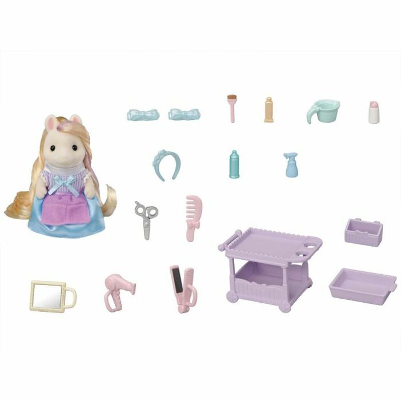 Sylvanian Families Pony's Stylish Hair Salon / ซิลวาเนียน ร้านแต่งผมโพนี่