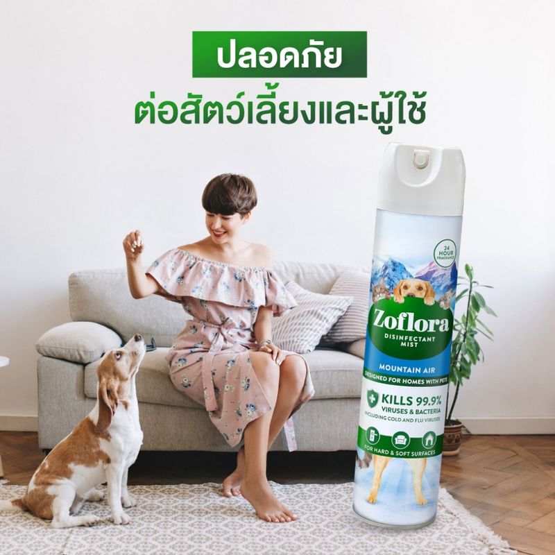 ZOFLORA MOUNTAIN AIR MIST โซฟลอร่า สเปรย์ฆ่าเชื้อ 300 ml