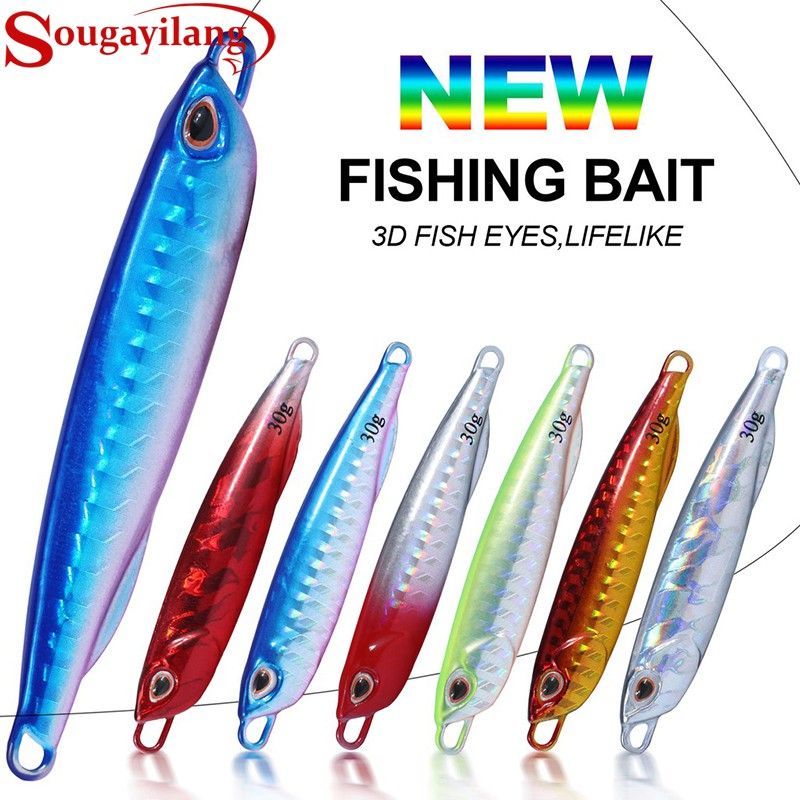 Sougayialng Jigging เหยื่อตกปลาโลหะ 15 กรัม สีเขียว 15 กรัม ส่งเร็วจากไทย 1 ชิ้น