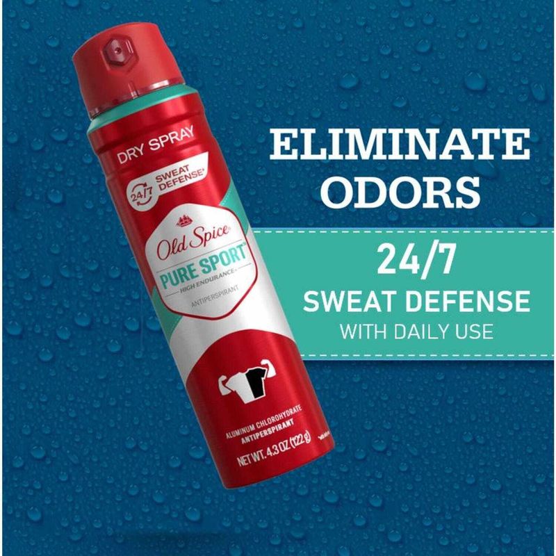 Old Spice Dry Spray รวม สเปรย์ 122 g คุมเหงื่อและระงับกลิ่นกาย คล้ายเนื้อขาว