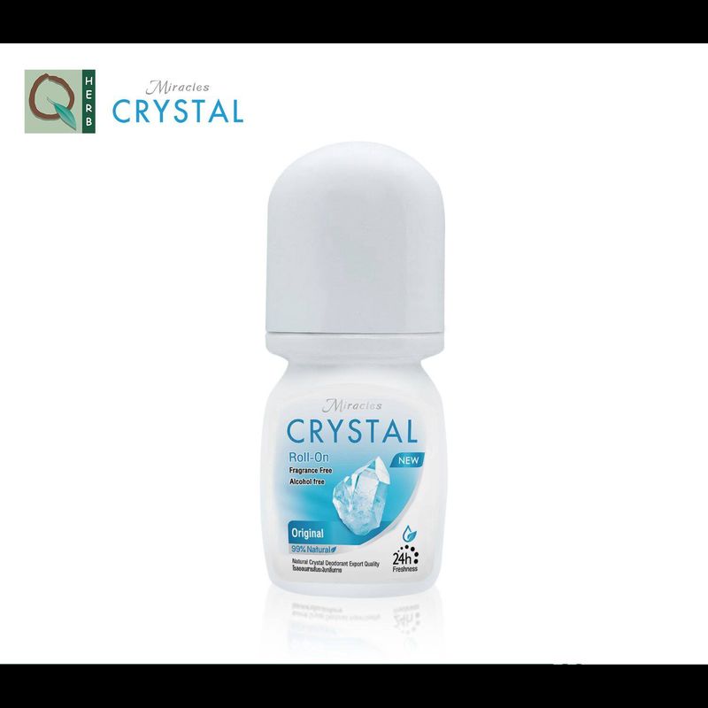 Miracles Crystal (คริสตัล) โรลออน สารส้ม ระงับกลิ่นกาย  50 มล.