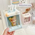 ohayoที่ใส่ปากกา กล่องใส่ปากกา กล่องใส่ปากกาตั้งโต๊ะมินิมอล ที่ใส่ปากกา Creative Storage รูปหูกระต่ายแบบพกพา อเนกประสงค์