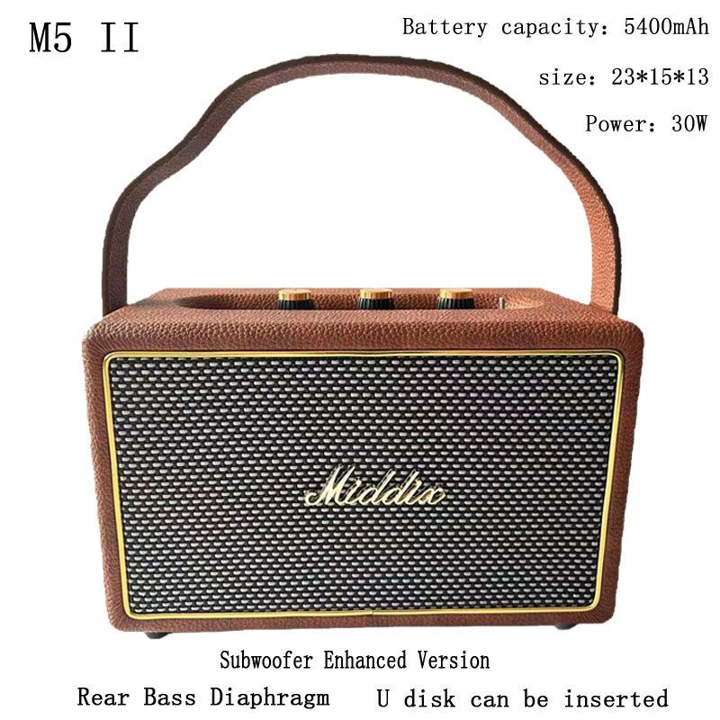 Middix M5II ลำโพงบลูทูธ ลำโพง Bluetooth Wireless Speaker ลำโพงคอมพิวเตอร์ ลำโพงบลูทูธเบสหนัก ลำโพงสำหรับใช้ในบ้าน