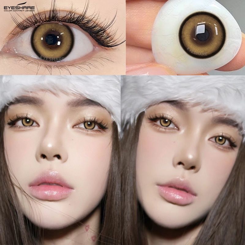 (COD&พร้อมส่ง) Eyeshare คอนแทคเลนส์นิ่ม สําหรับตาตุ๊กตา 14.5 มม. 2 ชิ้น