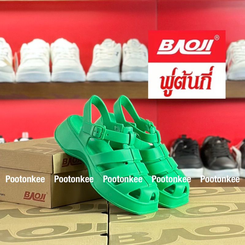 Baoji BJW BO37-134 รองเท้าบาโอจิ รองเท้าผู้หญิง ไซส์ 36-41 ของแท้ สินค้าพร้อมส่ง