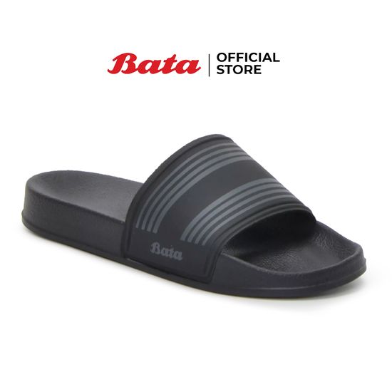 Bata บาจา รองเท้าแตะเล่นน้ำสงกรานต์ รองเท้าฟองน้ำ ลุยน้ำสงกรานต์  ใส่สบาย ไม่ลื่น สำหรับผู้ชาย รุ่น Simba สีดำ 8616353