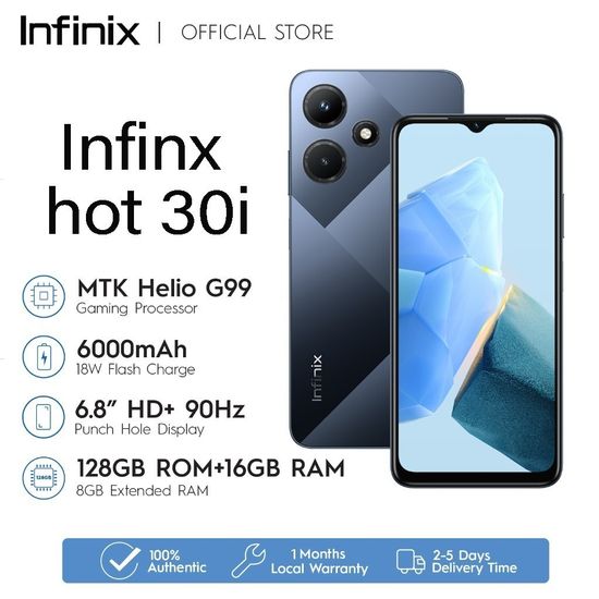 infinix hot 30i Phone Original Cellphone Sale 12GB + 512GB Cheap Phone Android Mobile Phone Cod