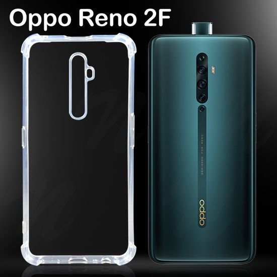 เคสใส กันกระแทก เคสสีดำ ออปโป้ รีโน่2เอฟ แบบนิ่ม Soft Tpu Case For OPPO Reno 2F (6.5")