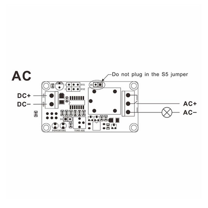 DIYMORE โมดูลสวิตซ์เปิด/ปิด DC12V Delay Relay Delay เปิด / หน่วงเวลาปิด Timer Timing Switch Module