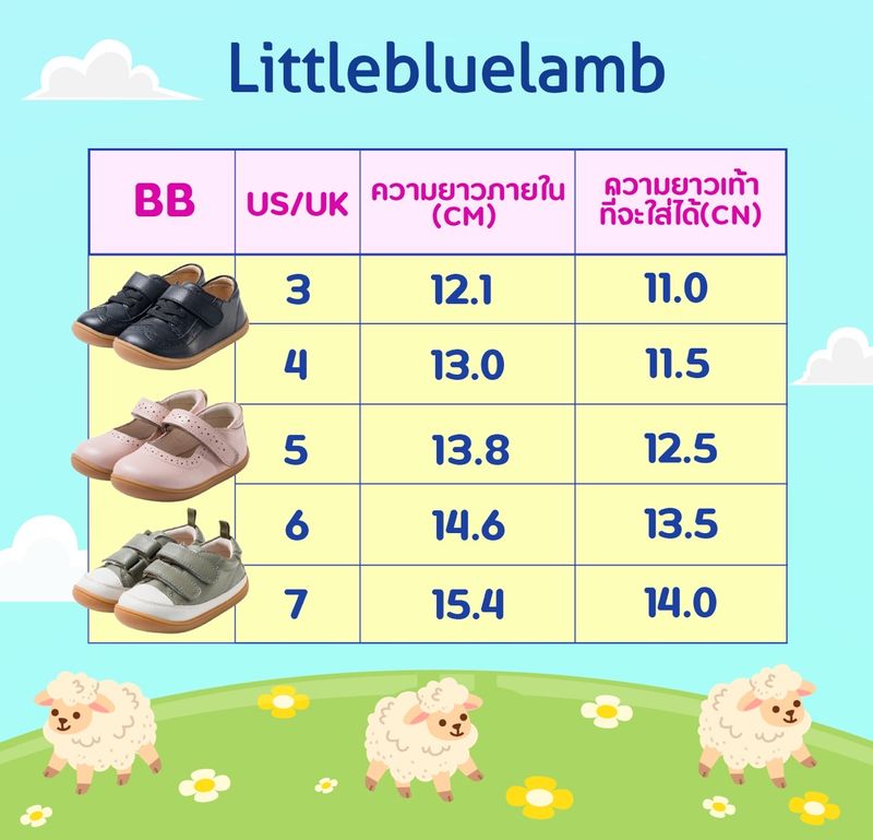 Little Blue Lamb รองเท้าเด็ก 0-2 ปี