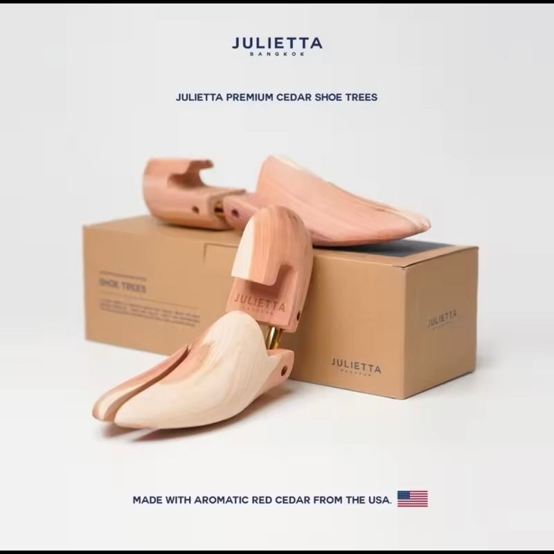 ดันทรงรองเท้า Julietta Red Cedar Premium Shoe Tree made with Aromatic Redcedar from the USA.Premium  Shoetree