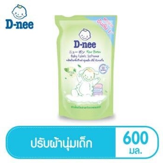 D-nee ดีนี่ น้ำยาปรับผ้านุ่มสำหรับเด็ก ชนิดเติม ขนาด 600 มล. (ระบุสูตร) แพ็ค 1 ถุง