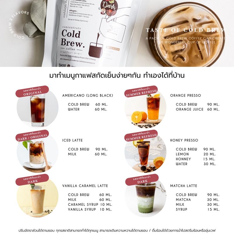 Macnuts Cold Brew Concentrate (1 ลิตร!) กาแฟสกัดเย็นดอยช้าง สูตรเข้มข้น หอม