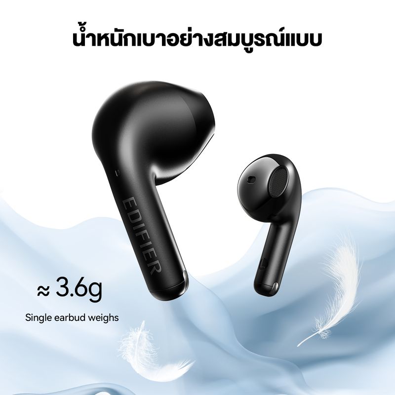 Edifier X2s หูฟังไร้สายบลูทูธเวอร์ชัน 5.3 ตัดเสียงรบกวนการโทรด้วย AI กันน้ำระดับ IP54 และโหมดเกมสูงสุด 26 ชั่วโมง