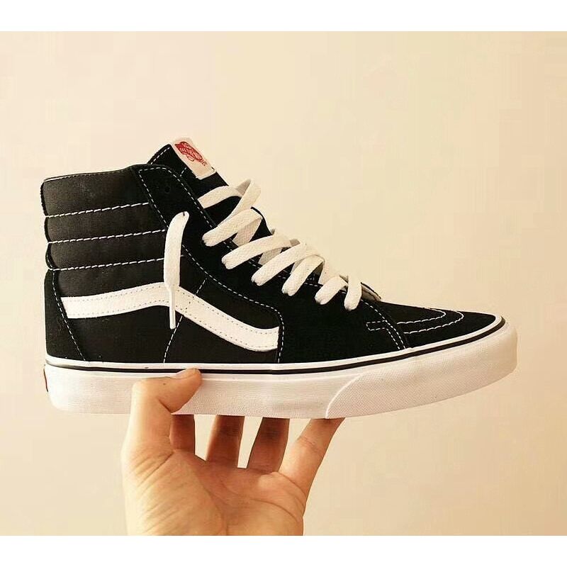 Vans Sk8 - Hi Classic รองเท้าผ้าใบลําลองสําหรับ Unisex