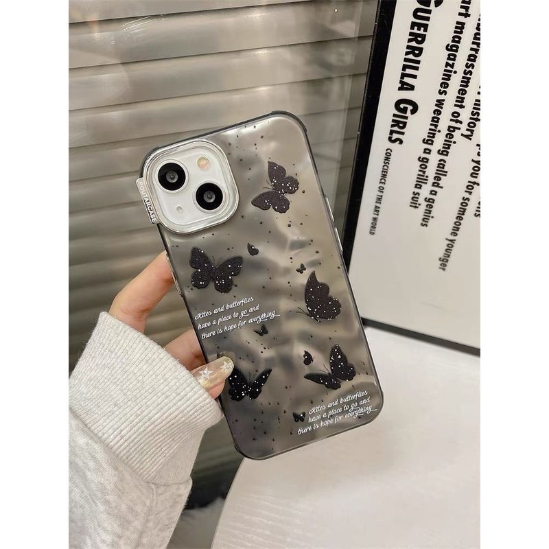 🖤ส่งจากไทยใน24ชม.🖤เคสไอโฟน 15 14 13 12 11 Pro Max เคส for iPhone 11 พกง่ายๆ แฟชั่น เปลือกคู่ วัสดุซิลิโคนอ่อนนุ่ม Case