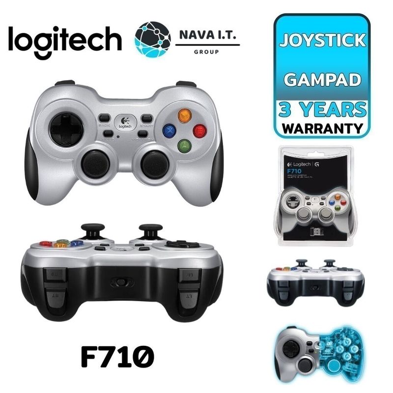 ⚡️กรุงเทพฯด่วน1ชั่วโมง⚡️ LOGITECH F710 จอยสติ๊ก WIRELESS GAMEPAD รับประกัน 3 ปี