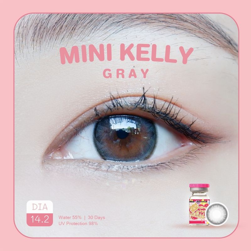 คอนแทคเลนส์ คิตตี้ คาวาอิ Mini Kelly Gray