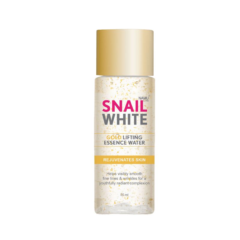 Snail White NAMU LIFE SNAILWHITE GOLD LIFTING SERUM 15 ML + NAMU LIFE SNAILWHITE GOLD LIFTING ESSENCE WATER 50 ML