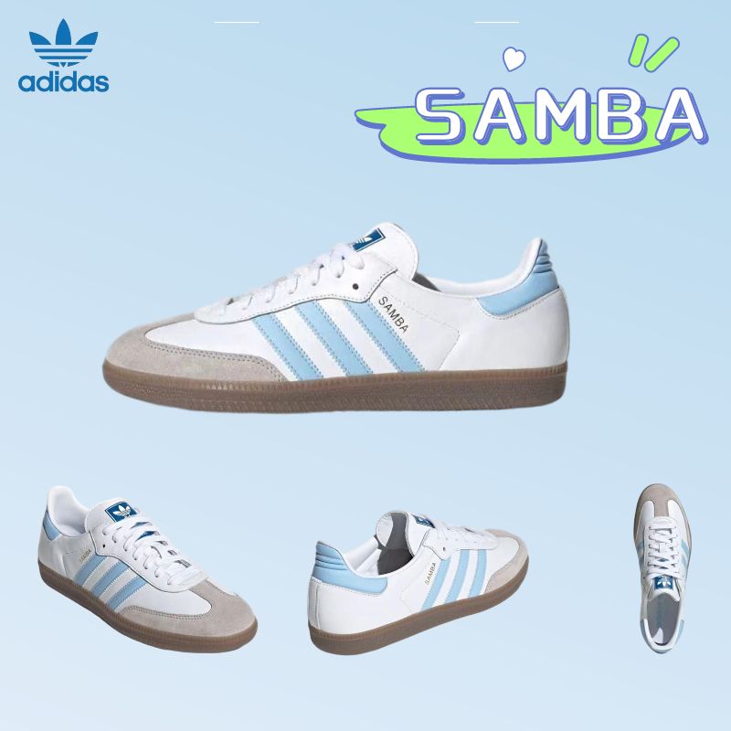 รองเท้าผ้าใบ adidas Original Samba OG ของแท้ 100% สวมใส่สบายและทนทานต่อการสึกหรอ