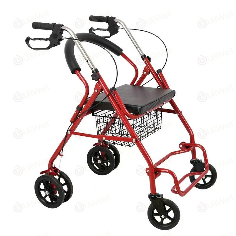 【รับประกัน 3 ปี】รถเข็นผู้ป่วย walker ช่วยเดิน รถเข็นผู้สูงอายุ Rollator รถเข็นผู้ป่วยหัดเดิน พับเก็บได้ wheelchair ช่วยพยุงเดินและนั่งพัก