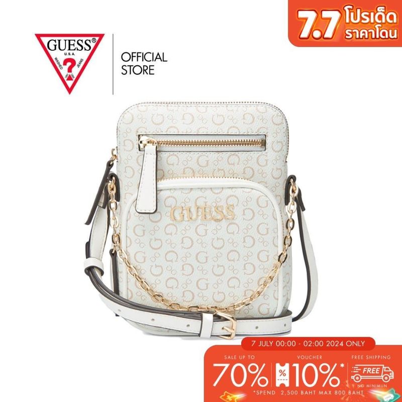 GUESS กระเป๋า รุ่น SB924870 FILMORE MINI CROSSBODY สีขาว