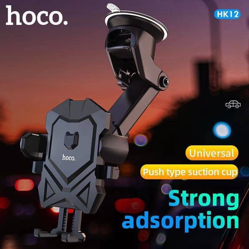 HOCO HK12 ที่ยึดมือถือในรถแบบติดคอนโซล ติดกระจก หมุนได้ 360 องศา คอยาว ยืดหดได้ Thor Suction Cup Car Holder hc7