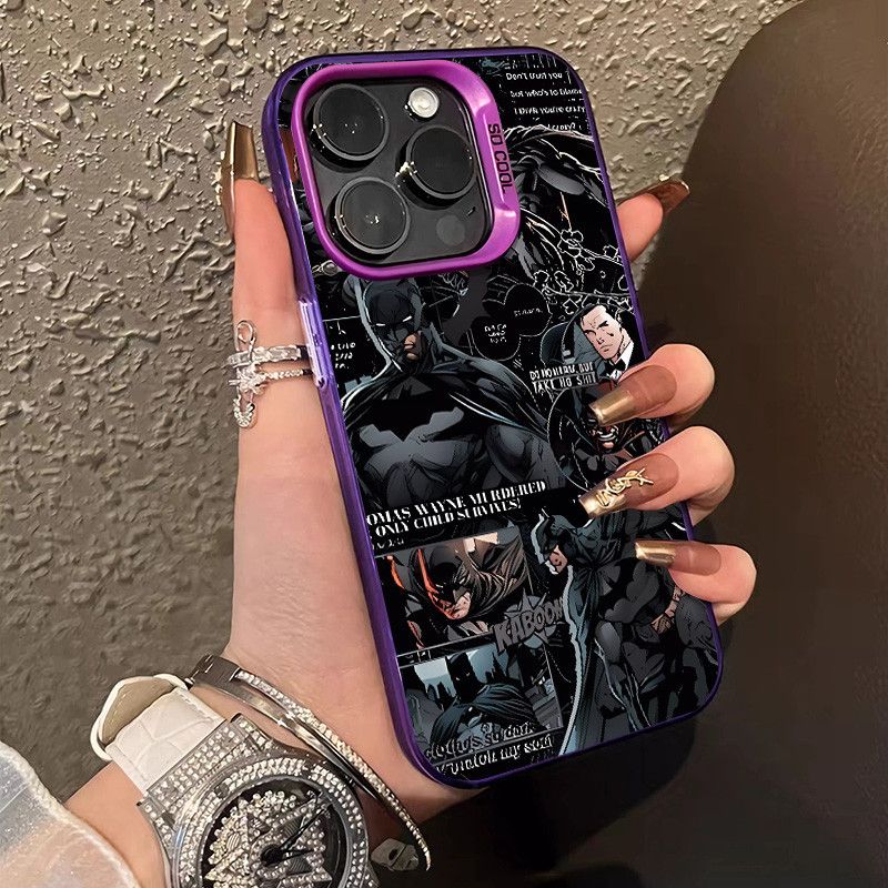 【Batman】เคสโทรศัพท์มือถือ ขอบนิ่ม ลายแบทแมน สําหรับ IPhone 15 11 14 12 13 Pro Max X XR XS Max 11Plus 7 8 Plus Se2020