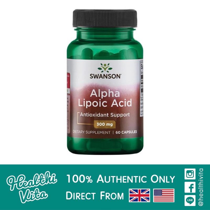 Swanson Ultra Alpha Lipoic Acid 300 mg. / 60 Caps ❌EXP. 08/25