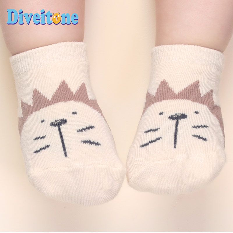 girls boys cotton socks baby cute animals anti-slip socks newborn infant toddler baby clothes for boys girls kids socks