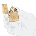 Zippo 46301 Lucky Clover Design