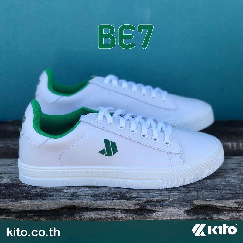 รองเท้าผ้าใบ KITO รุ่น BE7 size 37-44 ทรงสวย ลิขสิทธิ์แท้100%