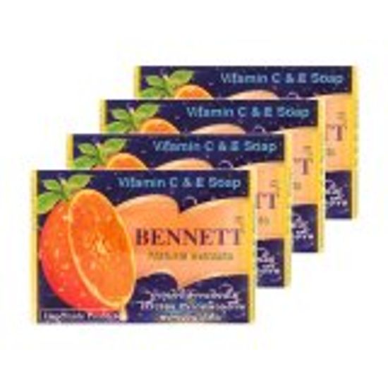 BENNETT สบู่วิตามินอีสูตรซี+อี 130g (แพ็ค 4)