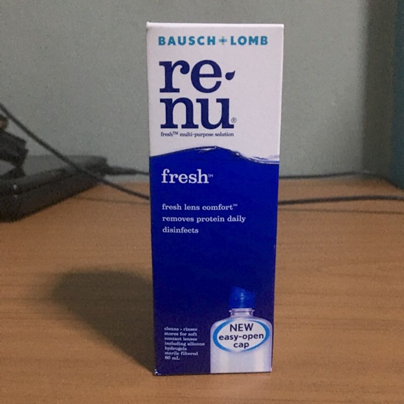 น้ำยาคอนแทคเลนส์ renu ขนาด60ml